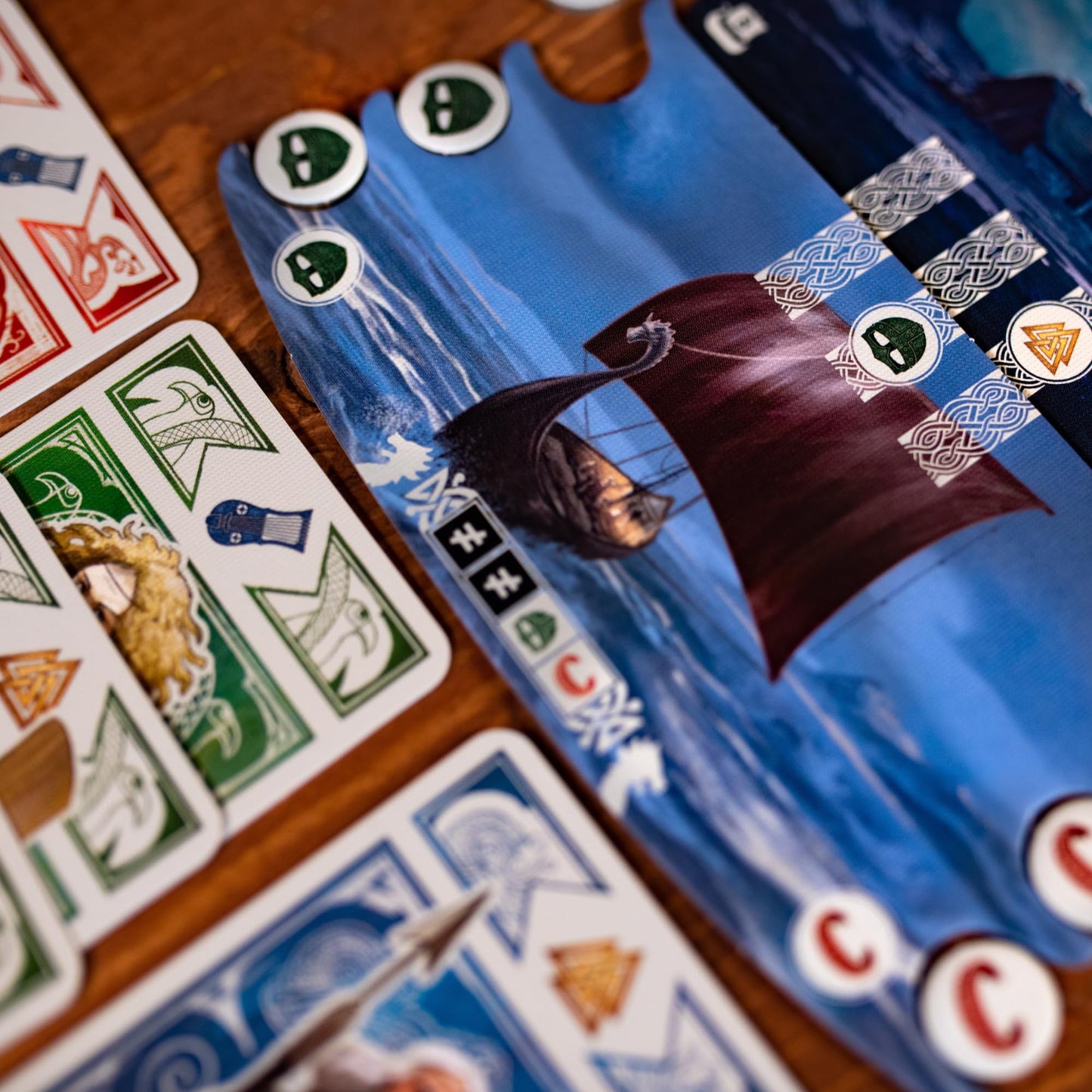 Knarr Board Game by Pandasaurus Games | Form the Greatest Viking Band | 2-4 Players | 30 Min Playtime