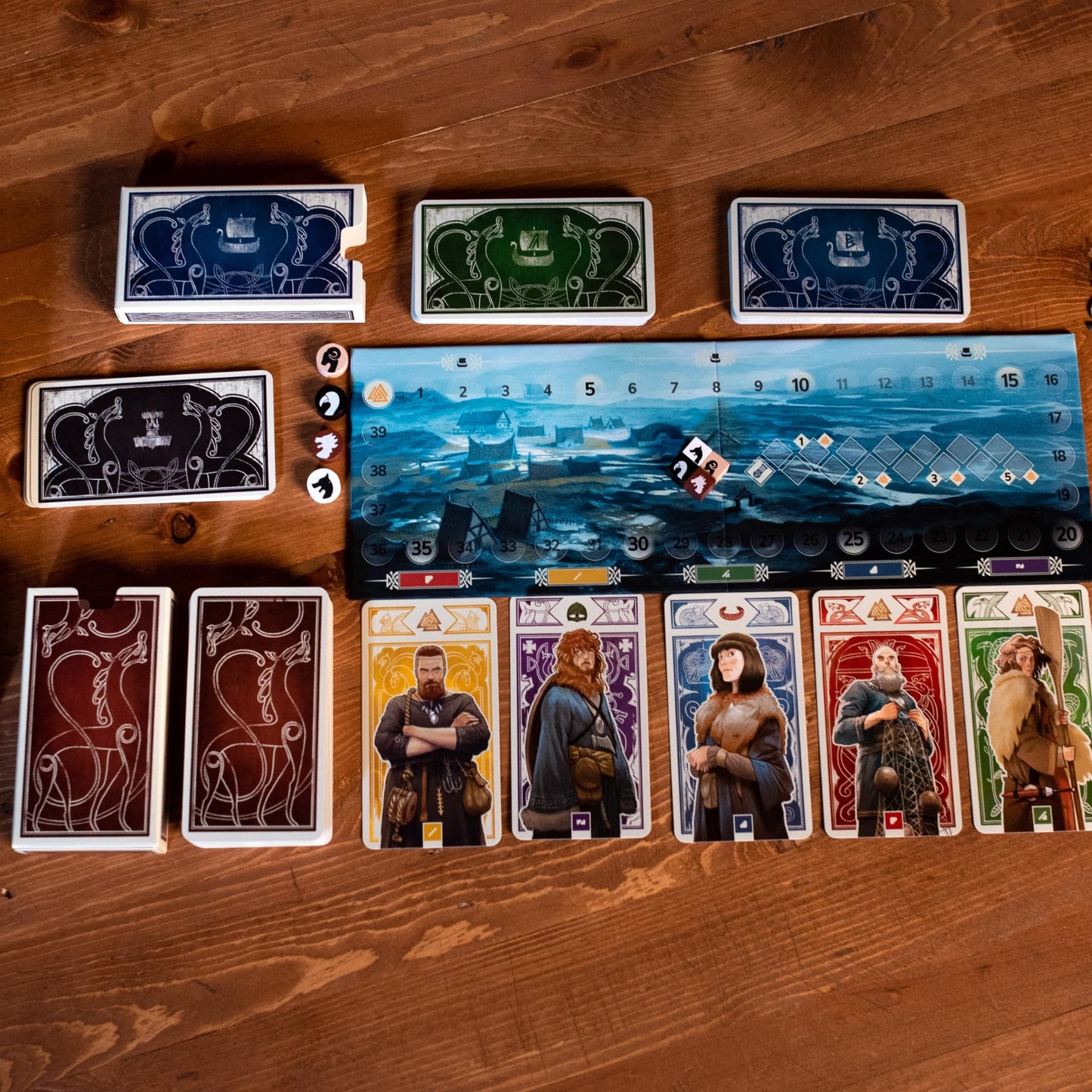 Knarr Board Game by Pandasaurus Games | Form the Greatest Viking Band | 2-4 Players | 30 Min Playtime