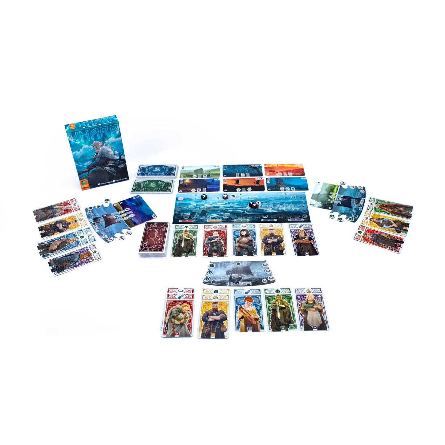 Knarr Board Game by Pandasaurus Games | Form the Greatest Viking Band | 2-4 Players | 30 Min Playtime