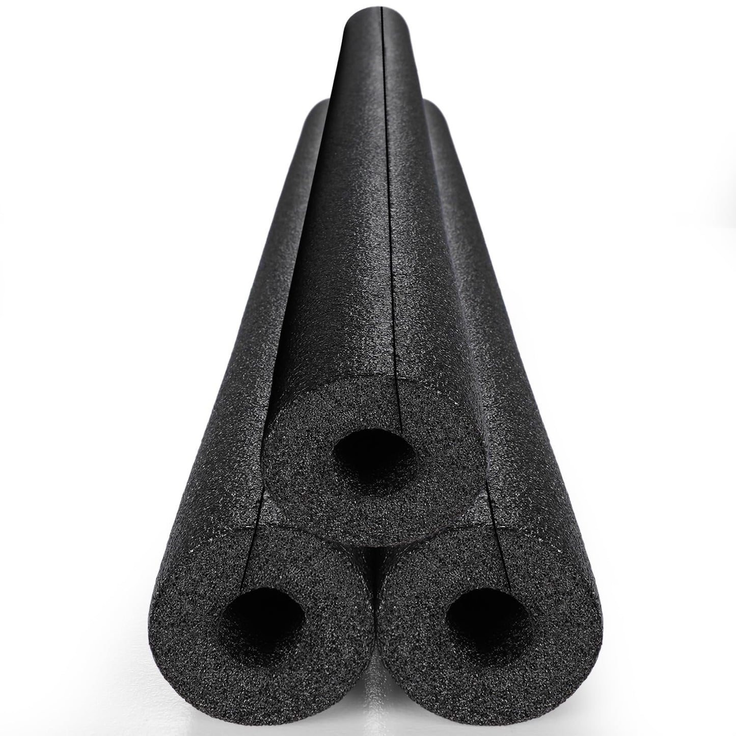 Pangda 3 Pack Pool Noodles 22 Inch – Jumbo Black Foam Noodles with Padding & Floating Aid