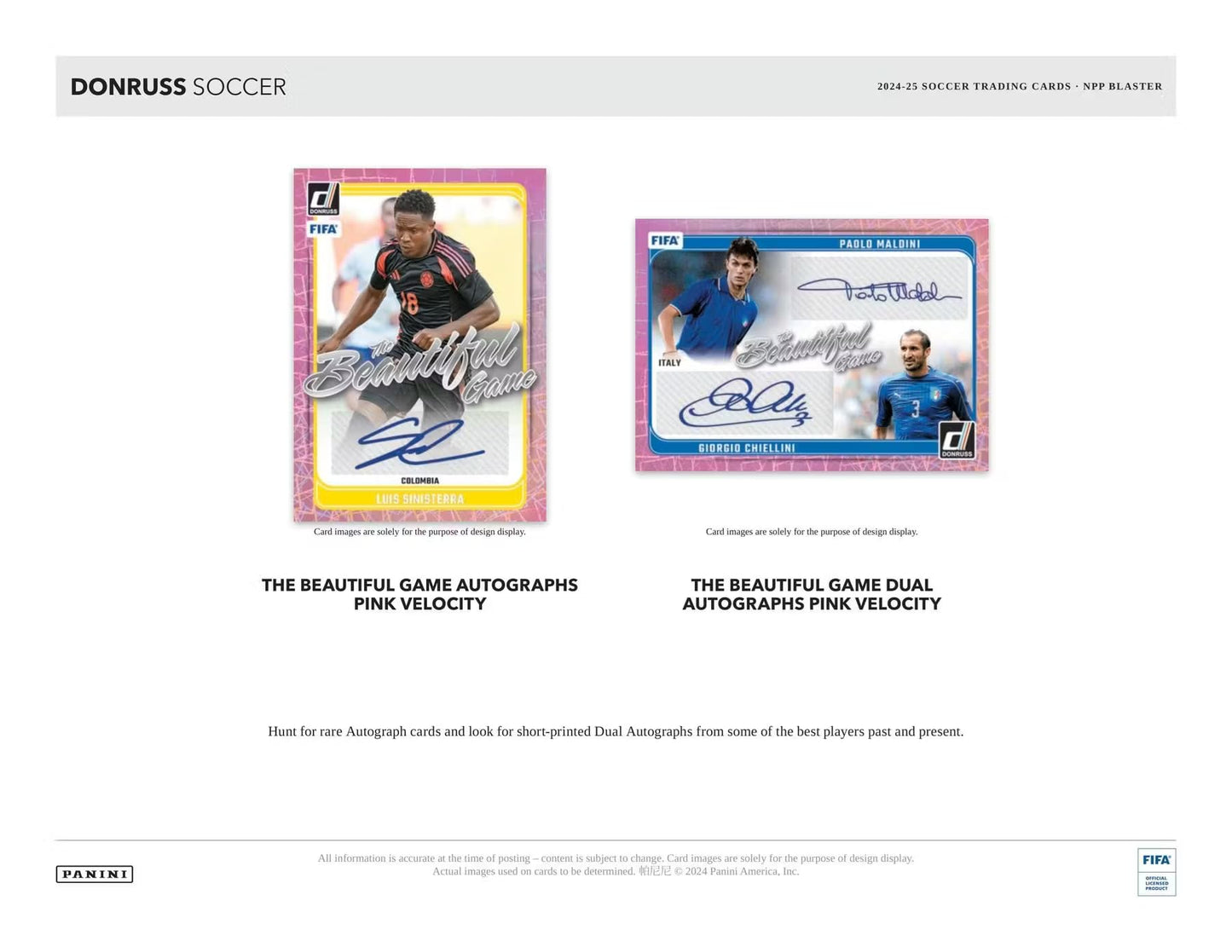 Panini Donruss Soccer 2024-25 Blaster Box 6-Pack – Red Cubic Parallels (Blaster Exclusive)