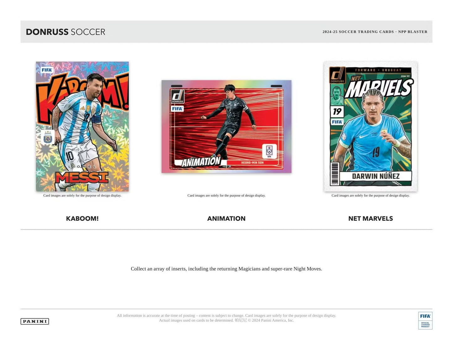 Panini Donruss Soccer 2024-25 Blaster Box 6-Pack – Red Cubic Parallels (Blaster Exclusive)