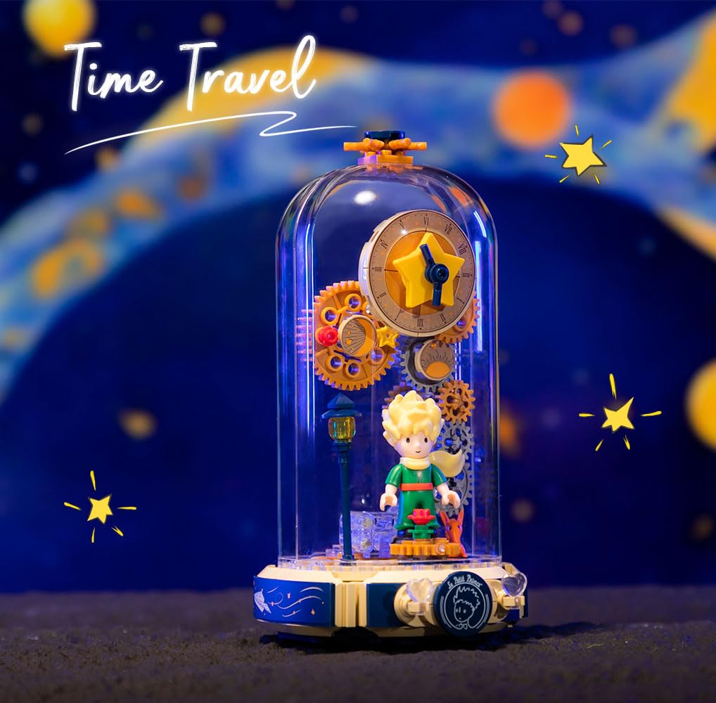 PANTASY Le Petit Prince Time Travel Building Set – Creative Assembly Toy for Adults & Teens
