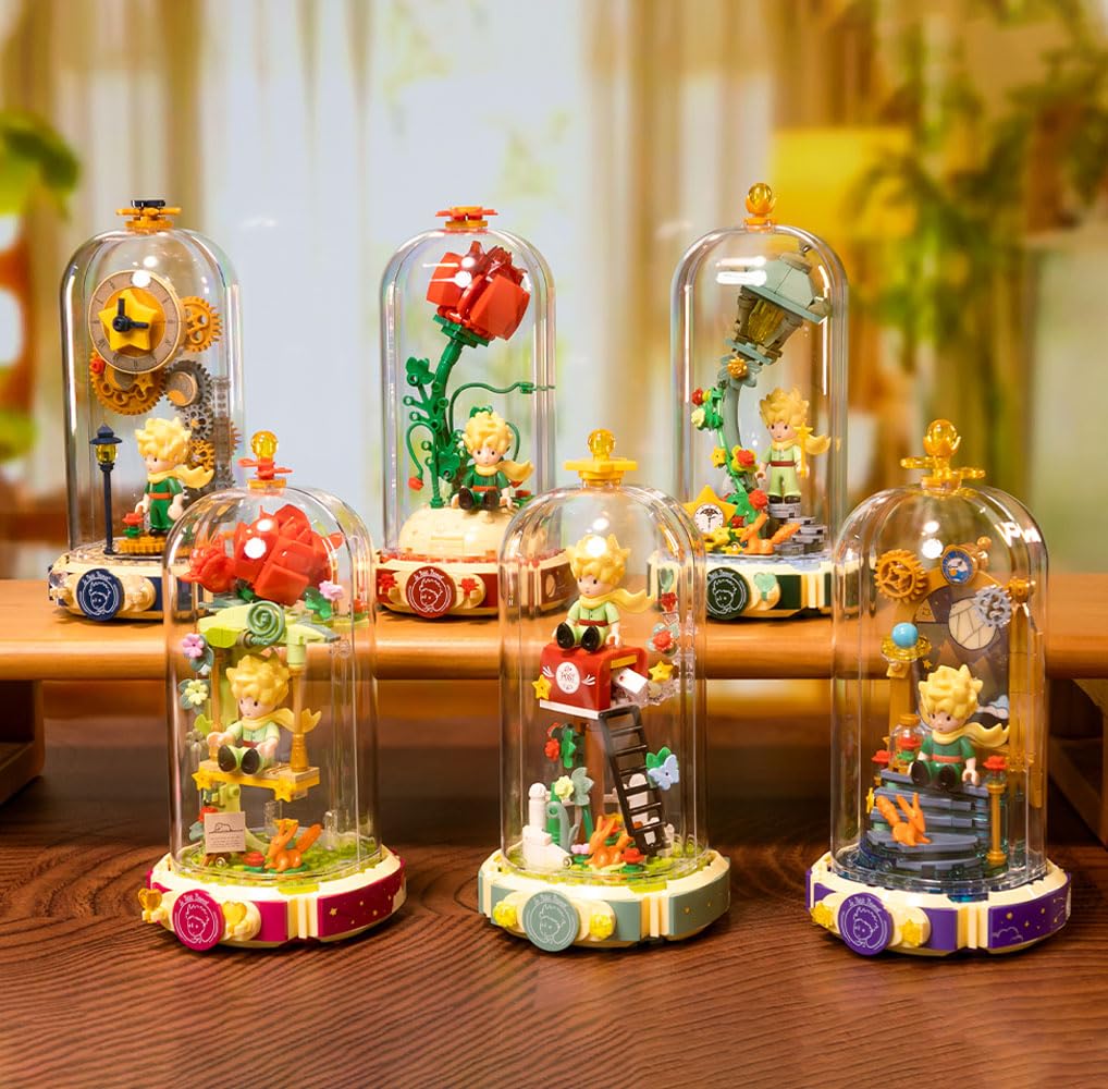 PANTASY Le Petit Prince Time Travel Building Set – Creative Assembly Toy for Adults & Teens