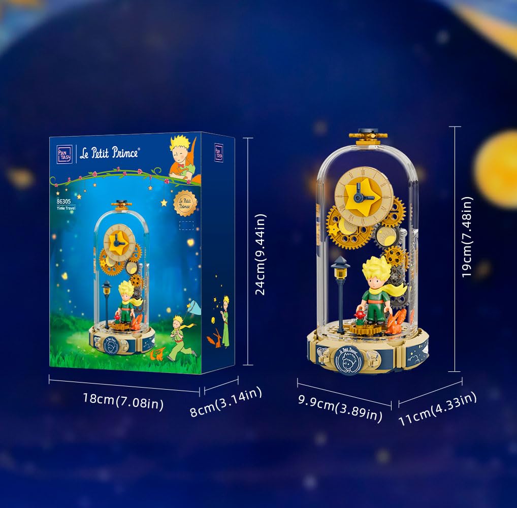 PANTASY Le Petit Prince Time Travel Building Set – Creative Assembly Toy for Adults & Teens