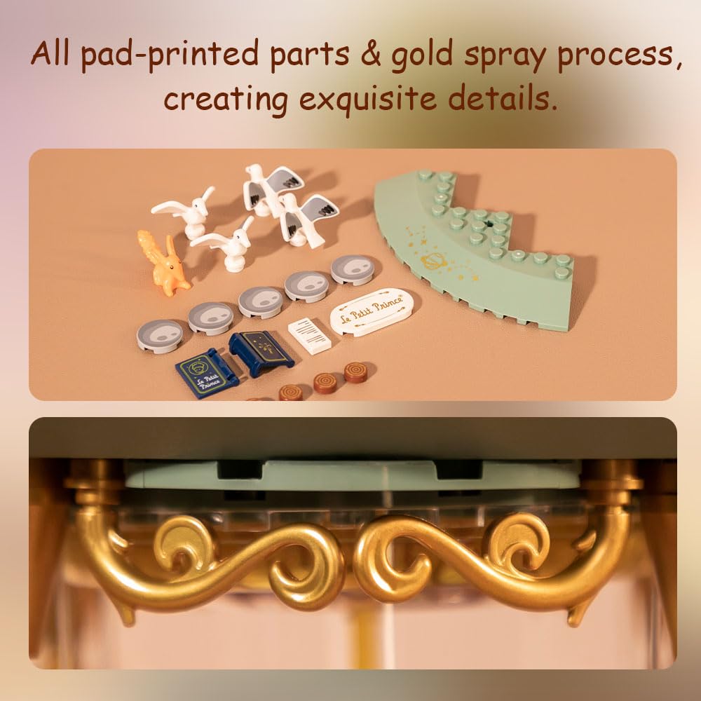 PANTASY Little Prince Hourglass Building Blocks Set – Build, Create & Play for Adults