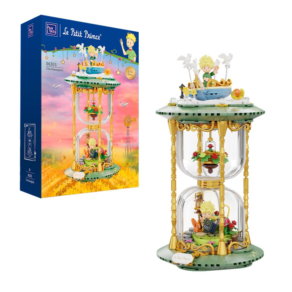 PANTASY Little Prince Hourglass Building Blocks Set – Build, Create & Play for Adults