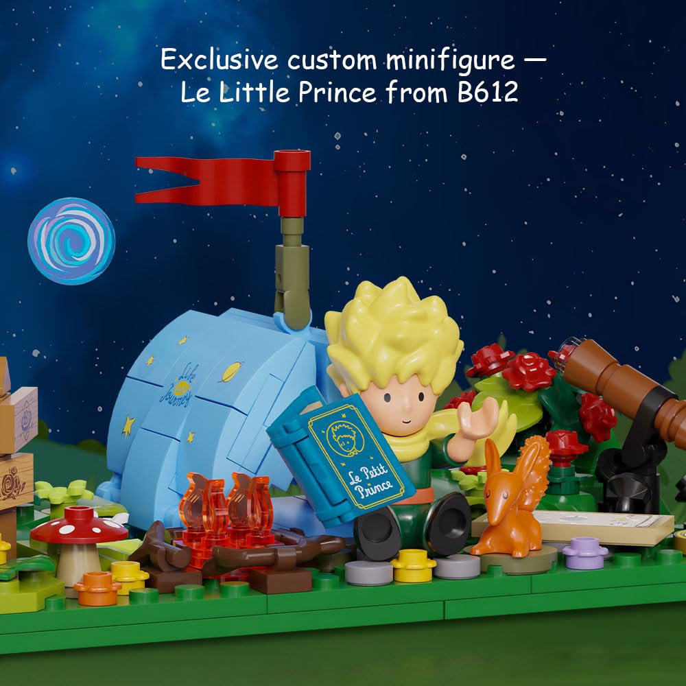 PANTASY The Little Prince Suitcase Building Blocks Set – Create, Display, Play