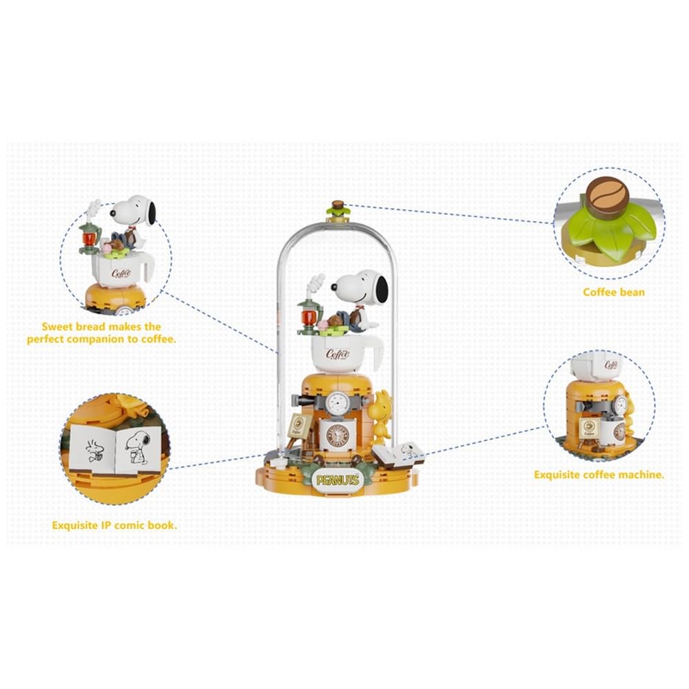 Pantasy Peanuts Café Time Building Set | 234 Pieces for Creative Play (Ages 6+)