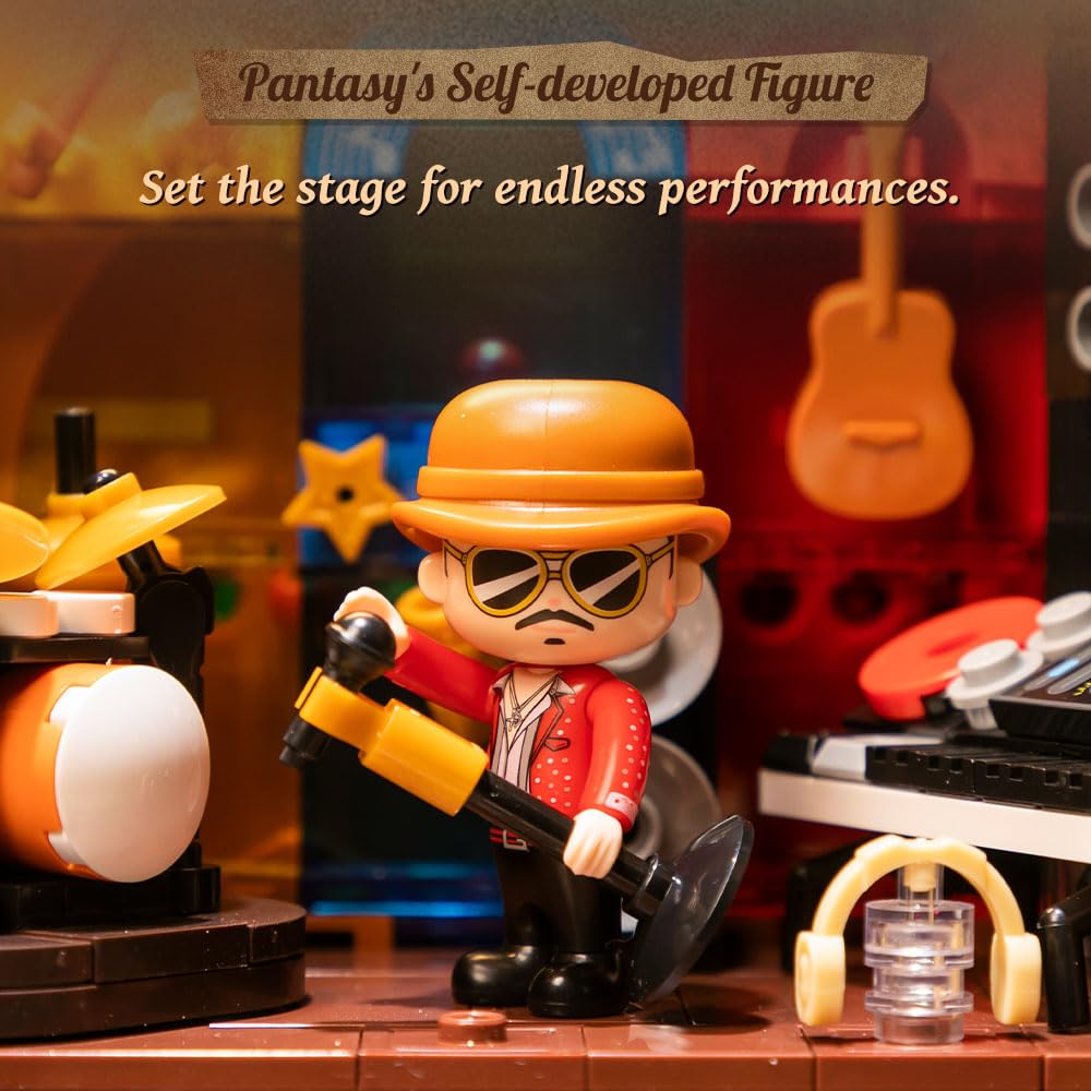 PANTASY Retro Jukebox Building Kit – Coin Slot, Sound Module & Minifigure