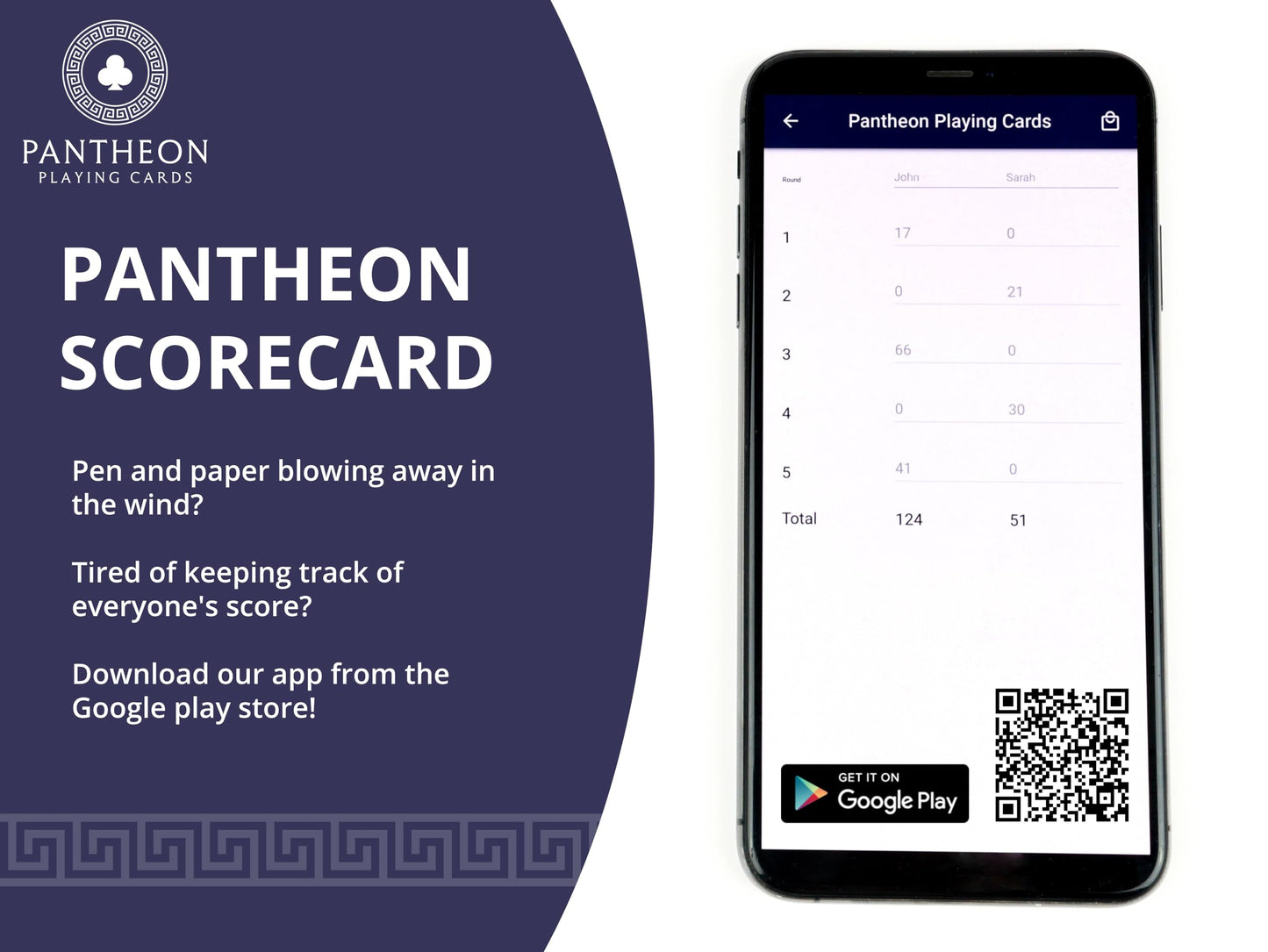 Pantheon Playing Cards - Weighted Outdoor Deck, Wind-Resistant & Waterproof | Crimson Red