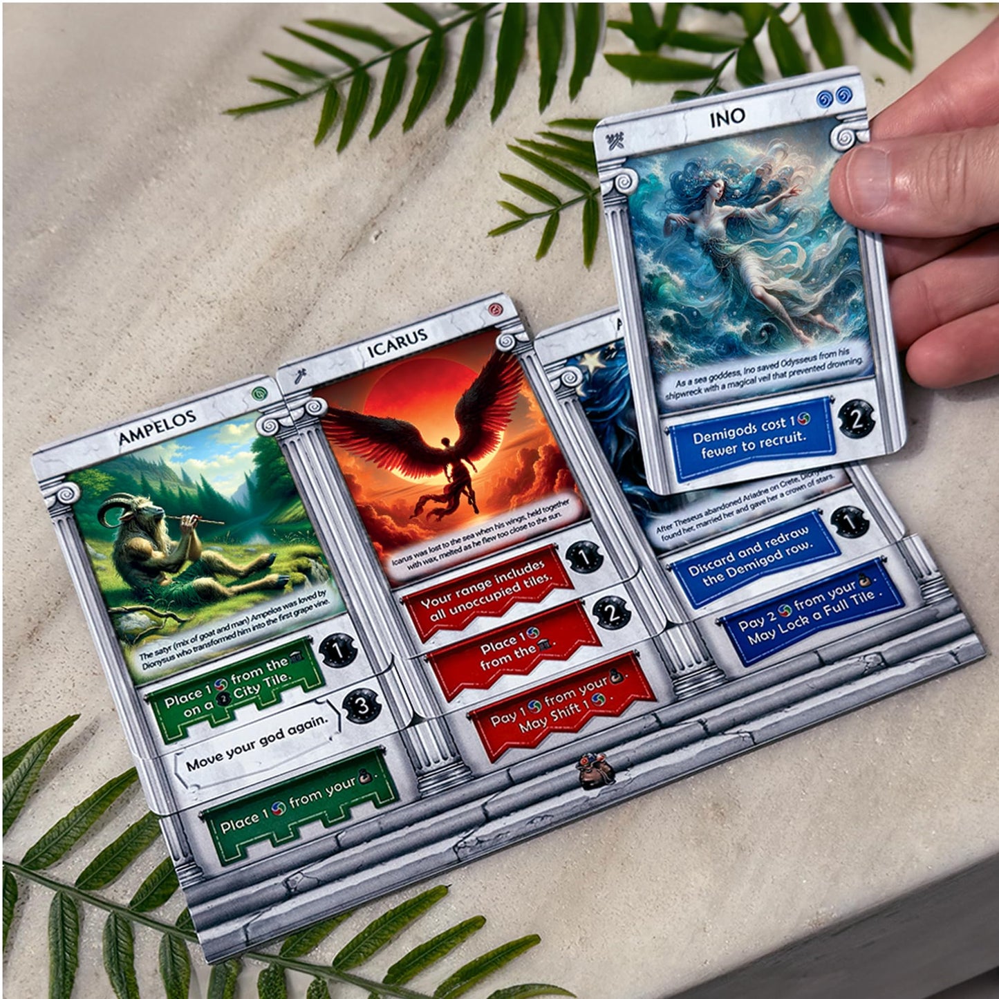 Pantheum: Demigods of Olympia Board Game | Greek Mythology Strategy for 1–4 Players