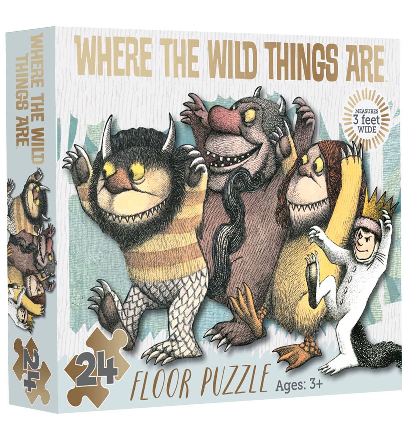 Paper House Productions Where The Wild Things Are 24-Piece Floor Puzzle 36 x 24 Inch