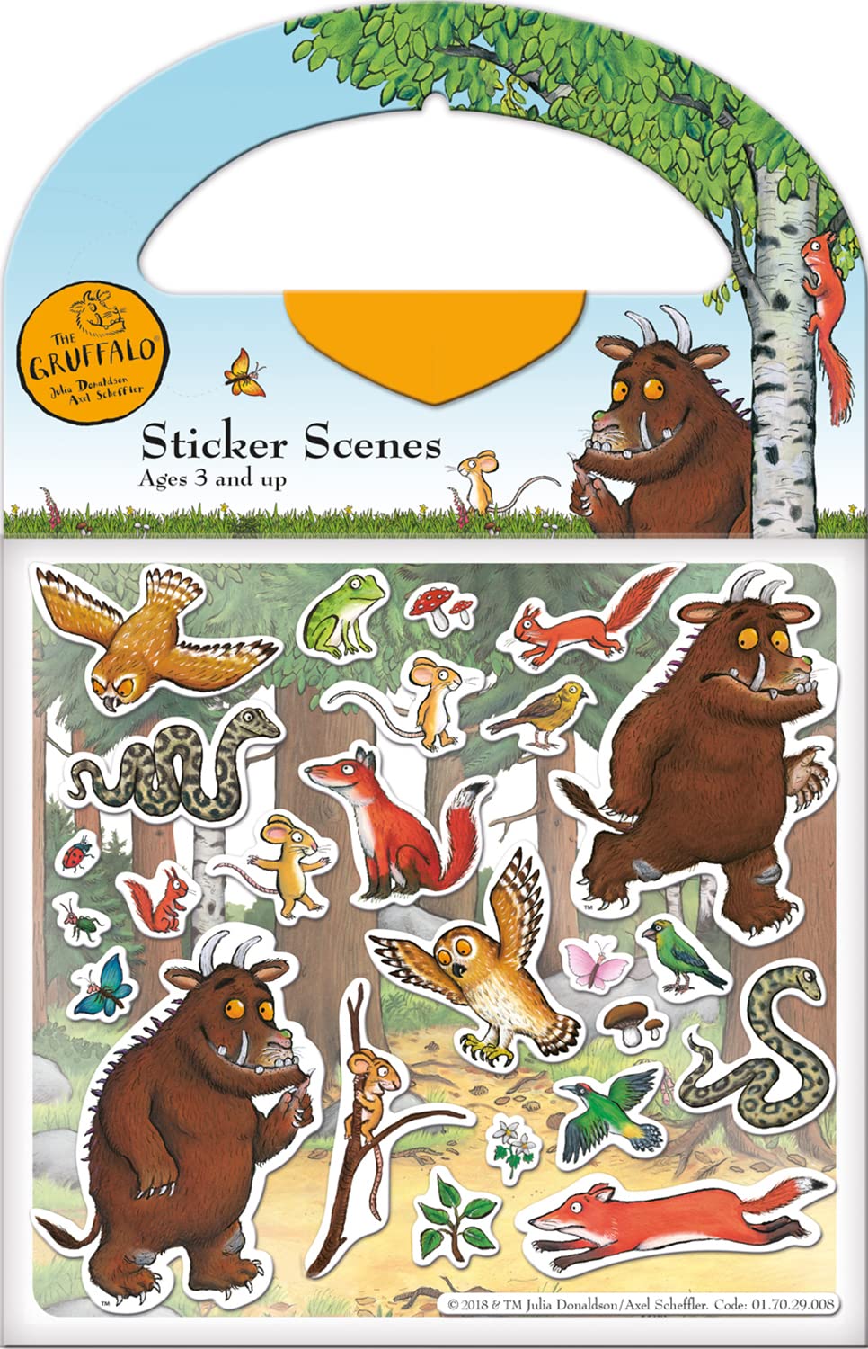 Paper Projects Gruffalo Activity Set – Six Scenes & 50+ Reusable Stickers