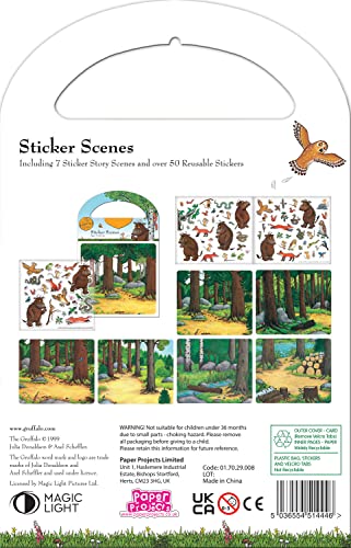 Paper Projects Gruffalo Activity Set – Six Scenes & 50+ Reusable Stickers