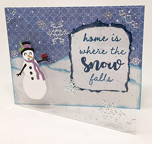 Paper Wishes Dazzles Stickers Collection – Snowflake Cardmaking & Scrapbooking Embellishments