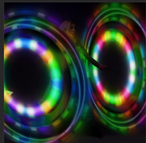 Papi Dada LED POI Balls – Fiber Optic LED Poi with 20 Color Modes