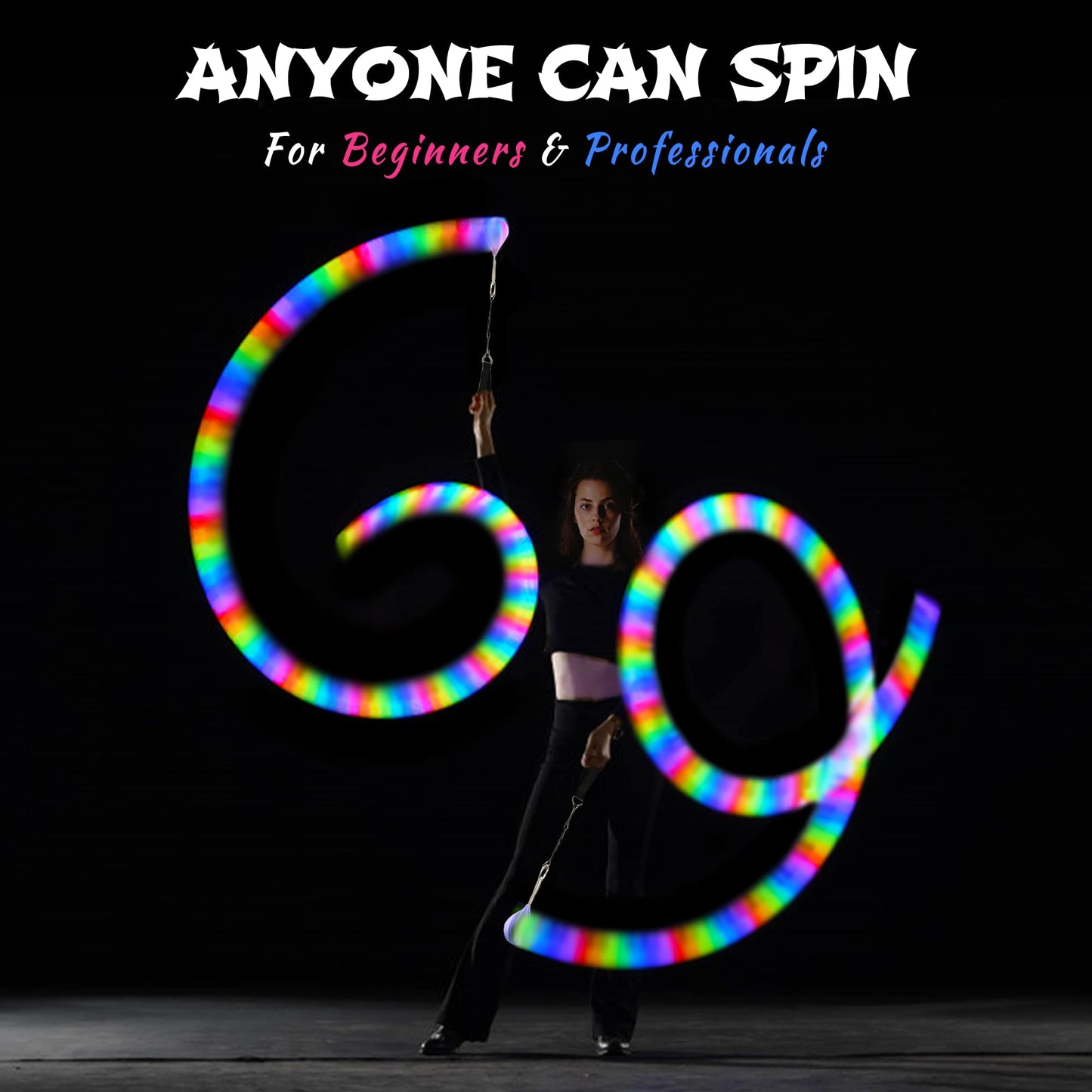 Papi Dada LED Poi Balls Set – Luminous Juggling Balls for Kids & Adults
