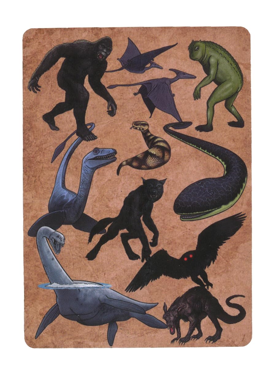 Paradise Cay Publications Cryptid Playing Cards – 52-Card Bigfoot & Cryptid Deck