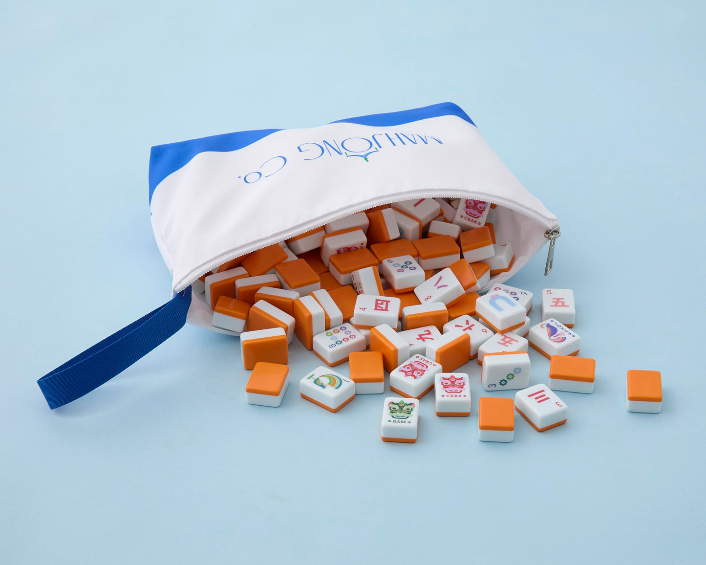 Paradise Mahjong Tiles by Mahjong Co. — Eco-Friendly, Lightweight Acrylic Set (160 Tiles)