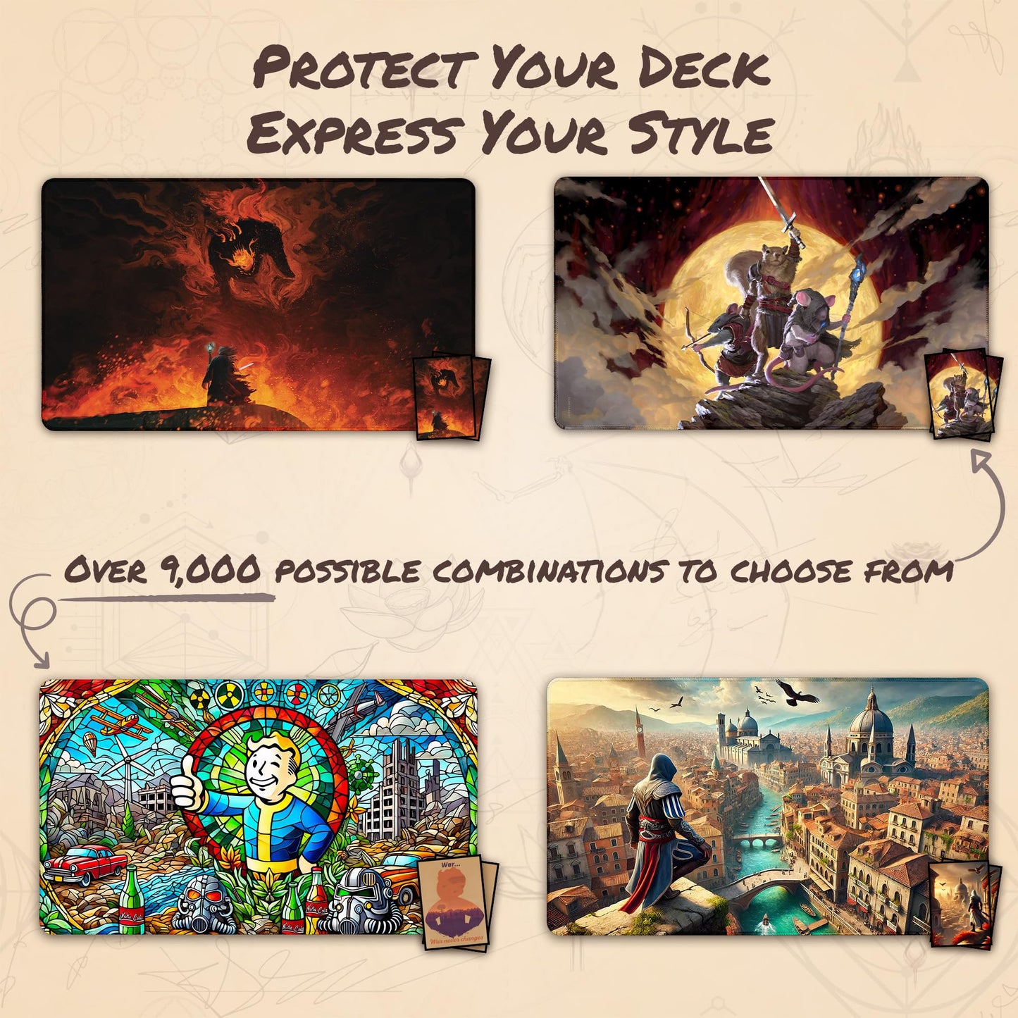 Paramint Amon Sûl (Stitched) MTG Playmat by Anato Finnstark – LOTR Edition