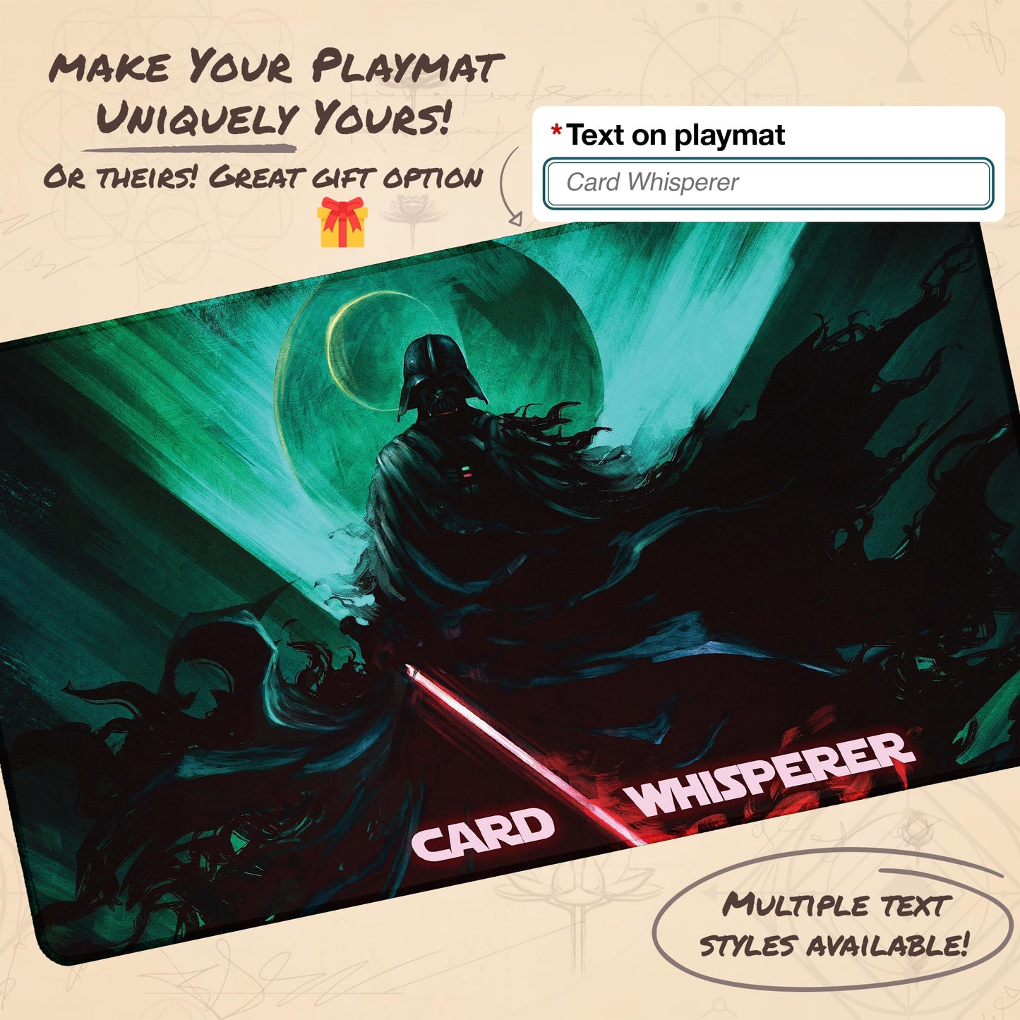 Paramint Dark Lord (Stitched) MTG Playmat by Anato Finnstark | Durable, Non-Slip, Artful Design