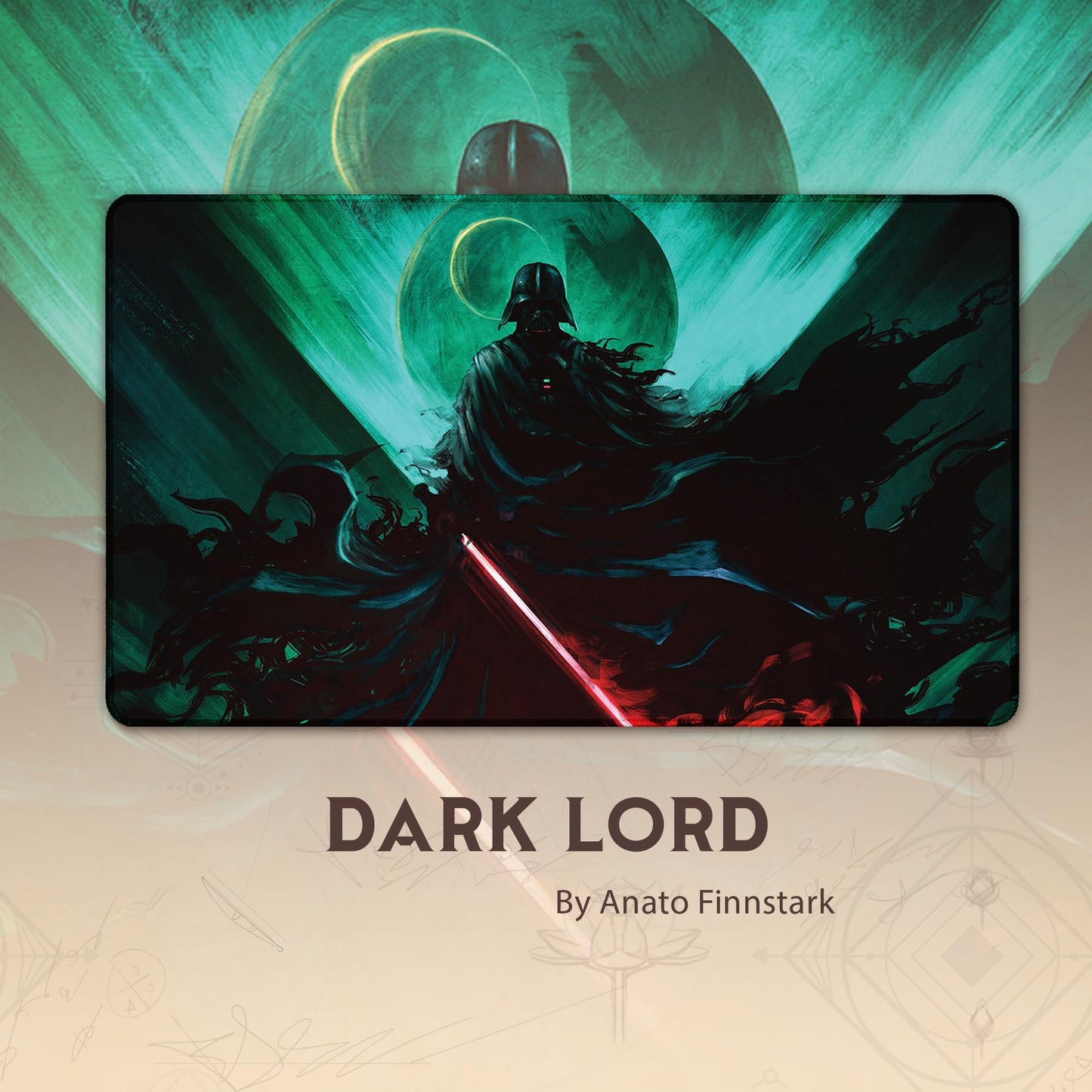Paramint Dark Lord (Stitched) MTG Playmat by Anato Finnstark | Durable, Non-Slip, Artful Design