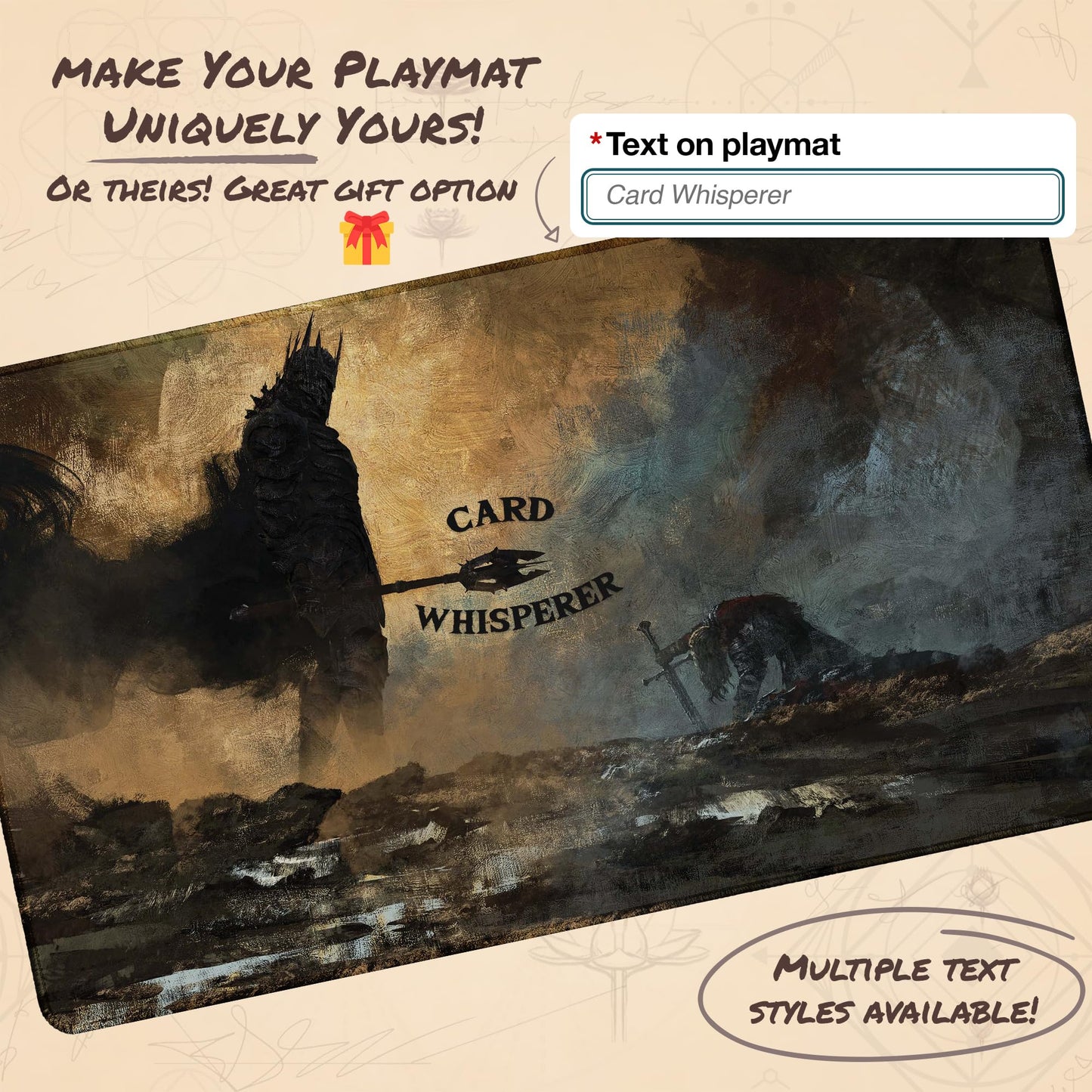 Paramint Fate of Isildur (Stitched) MTG Playmat by Anato Finnstark - Card Game Battle Mat