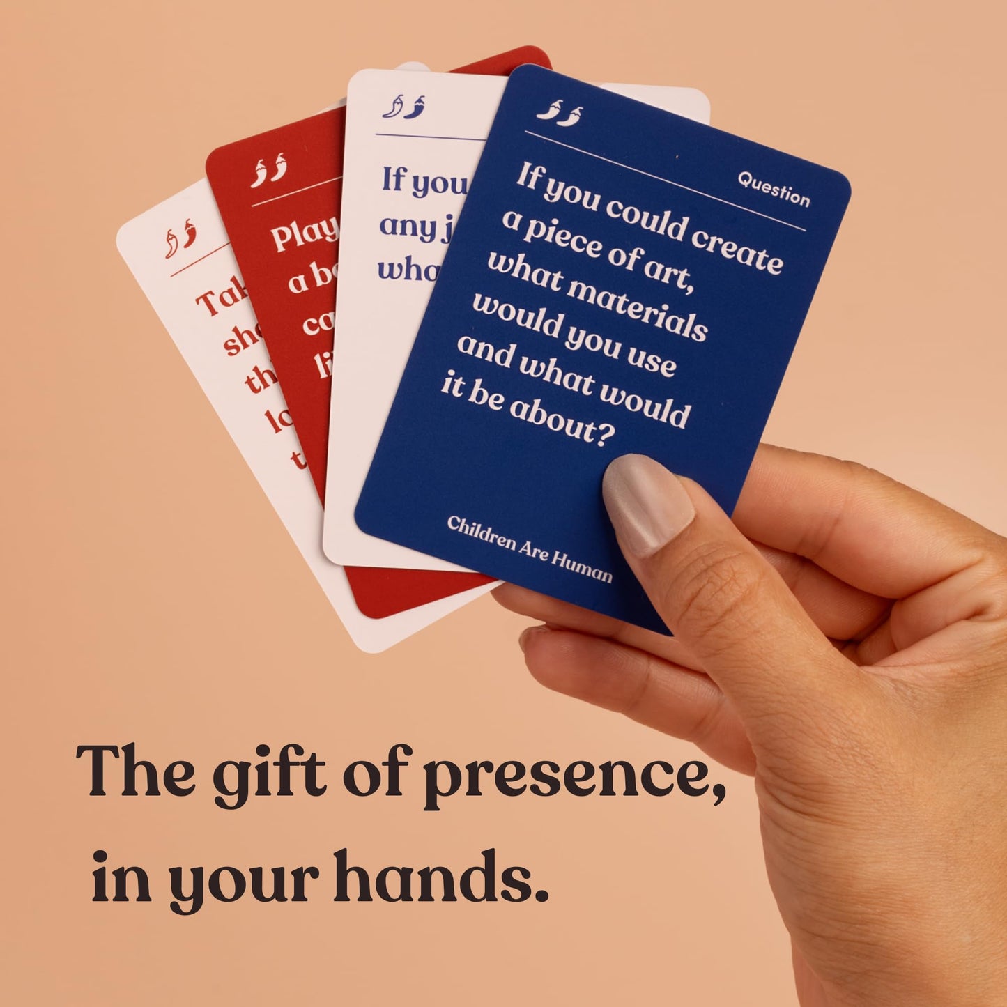 Children Are Human: 140-Card Conversation Game for Bonding with Kids (Ages 7-10) | Parents Are Human
