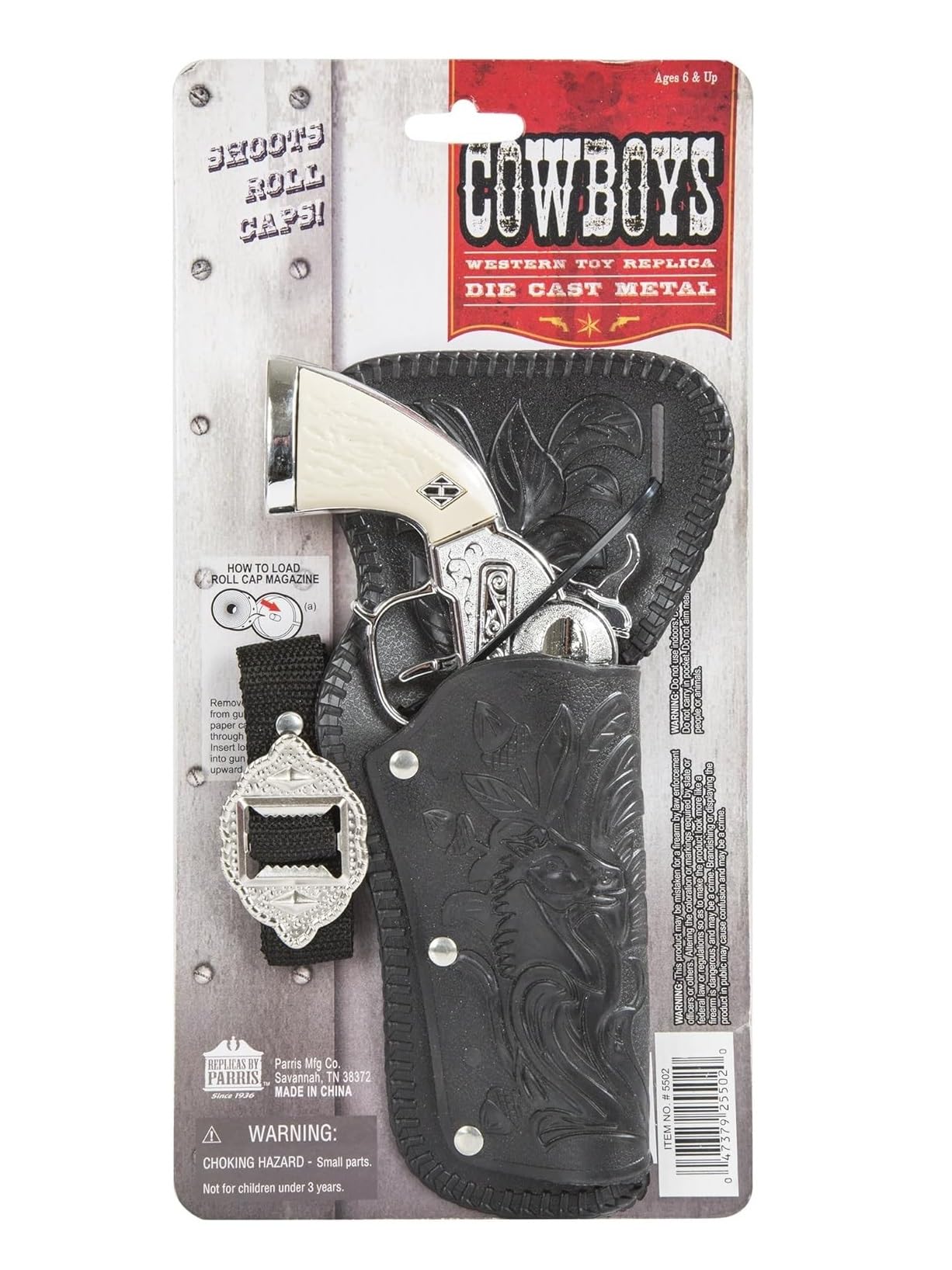 PARRIS Classic Quality Toys Est. 1936 | Stagecoach Single Holster Set