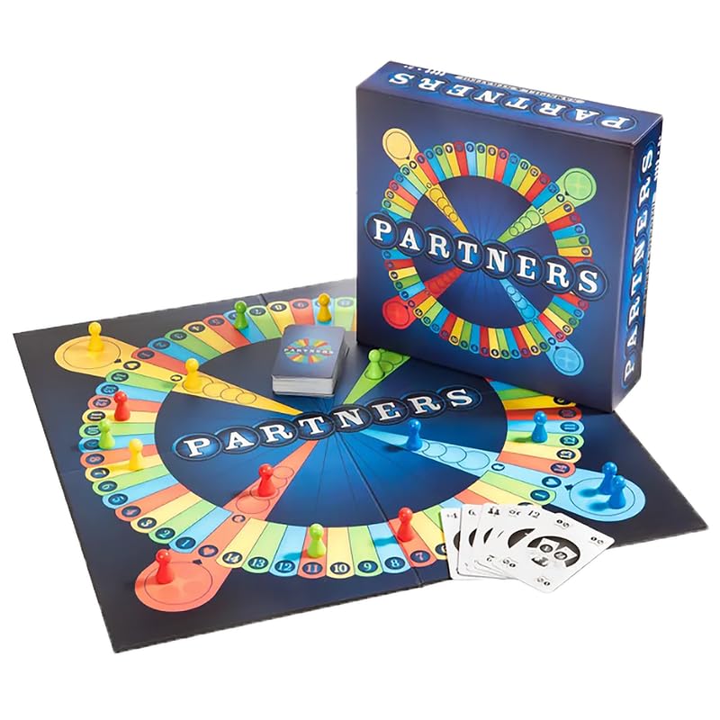 PARTNERS Board Game | 1st USA Edition – 4-Player Team Strategy for Family & Friends