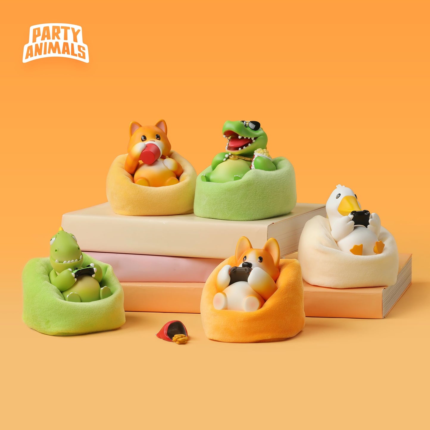Party Animals Nemo Action Figure with Detachable Sofa – 3.35in PVC Collectible (Win Series)