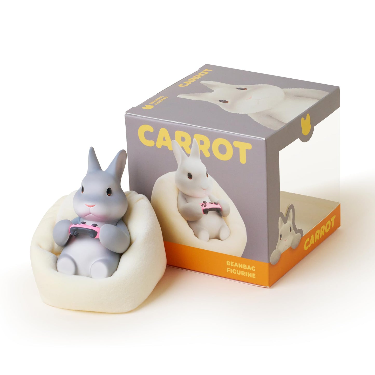 Party Animals Win Series Carrot Action Figure with Detachable Sofa - 3.35in PVC Collectible