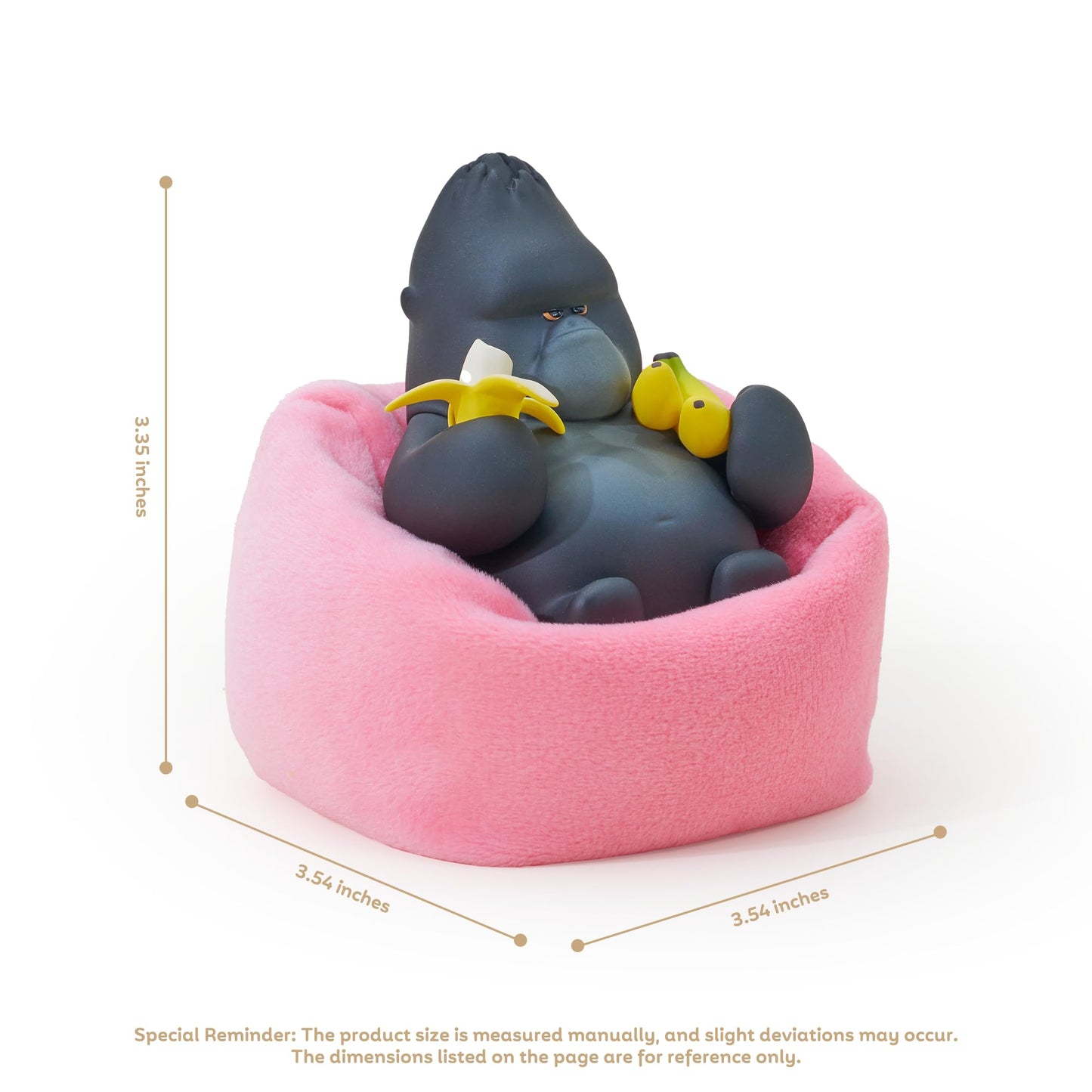 Party Animals Win Series Figures – 3.35in Detachable Sofa Gorilla PVC Collectible