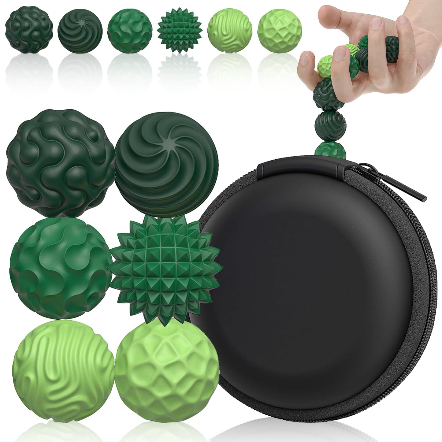 Party Tonight Silicone Magnetic Balls – 6-Piece Fidget Set for Focus