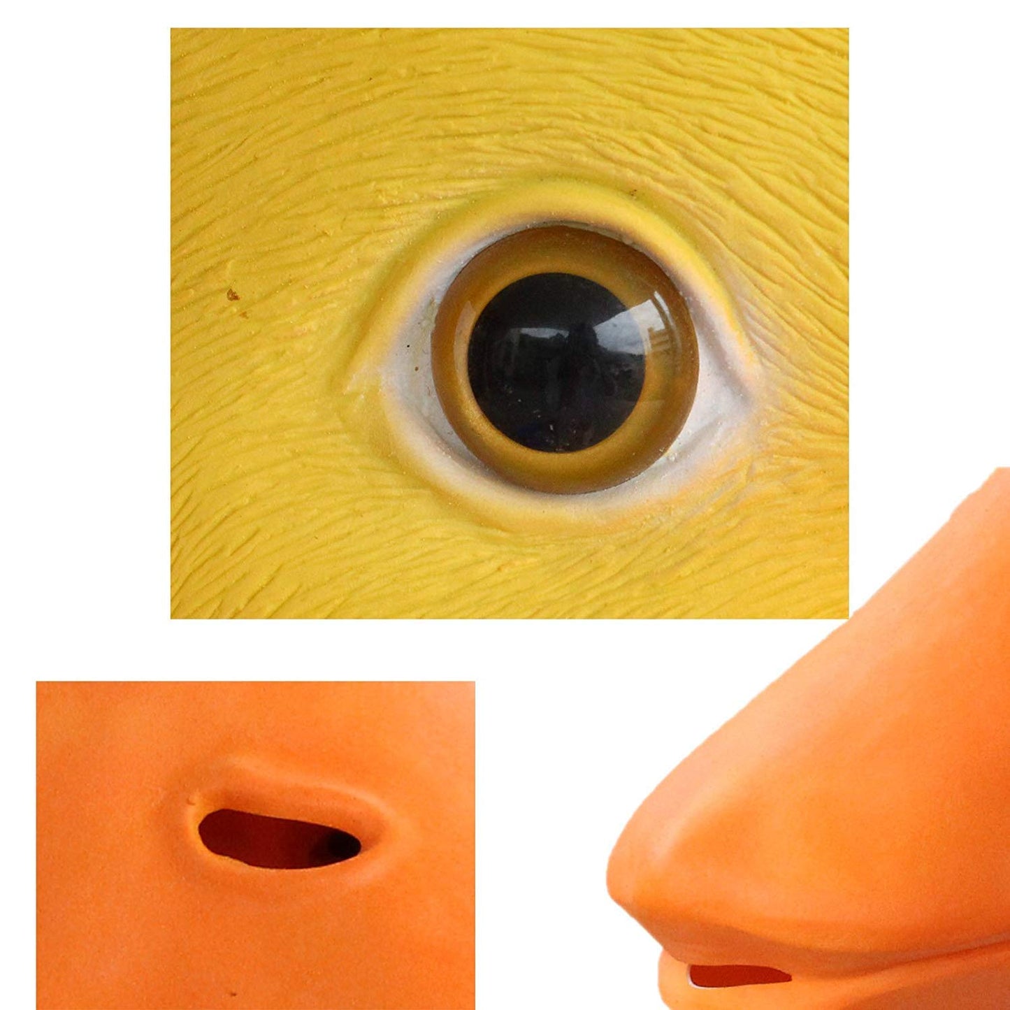 PartyHop Yellow Duck Mask | Latex Full Head Halloween Costume