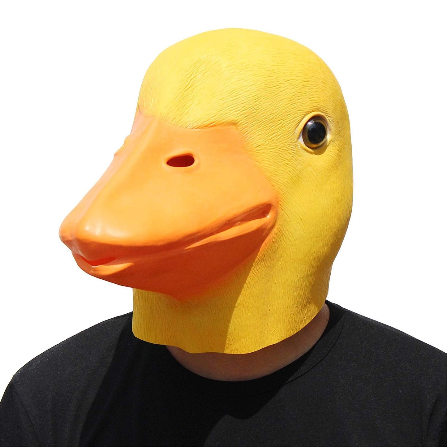 PartyHop Yellow Duck Mask | Latex Full Head Halloween Costume