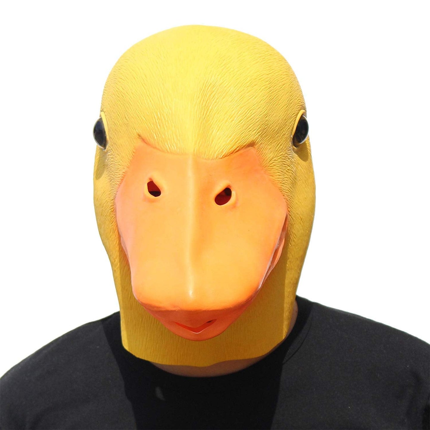 PartyHop Yellow Duck Mask | Latex Full Head Halloween Costume