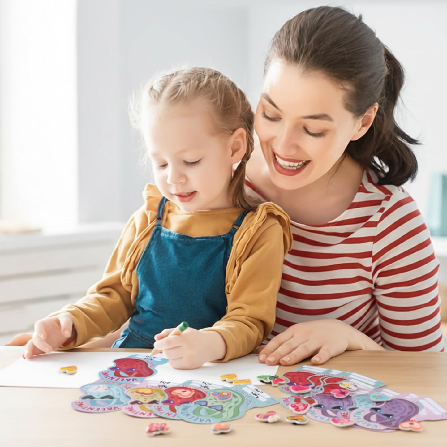 Partyloud 36-Pack Valentines Cards for Kids with Car Shoe Charms
