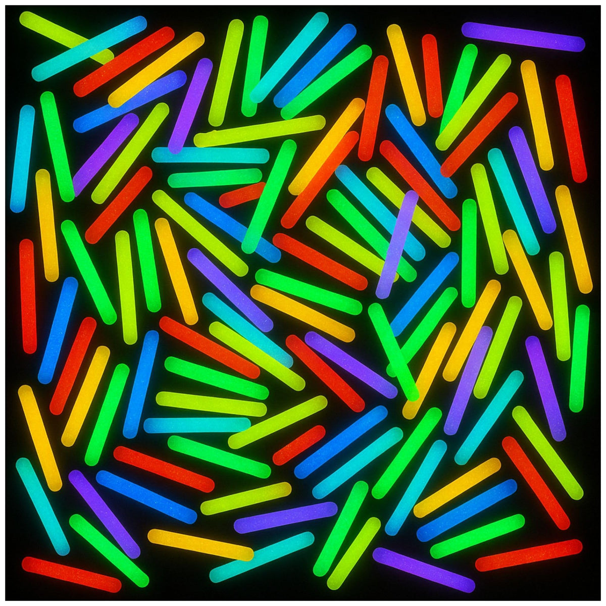 PartySticks Mini Glow Sticks 200 Pack – 2-Inch Glow in the Dark Party Favors (5 Colors)