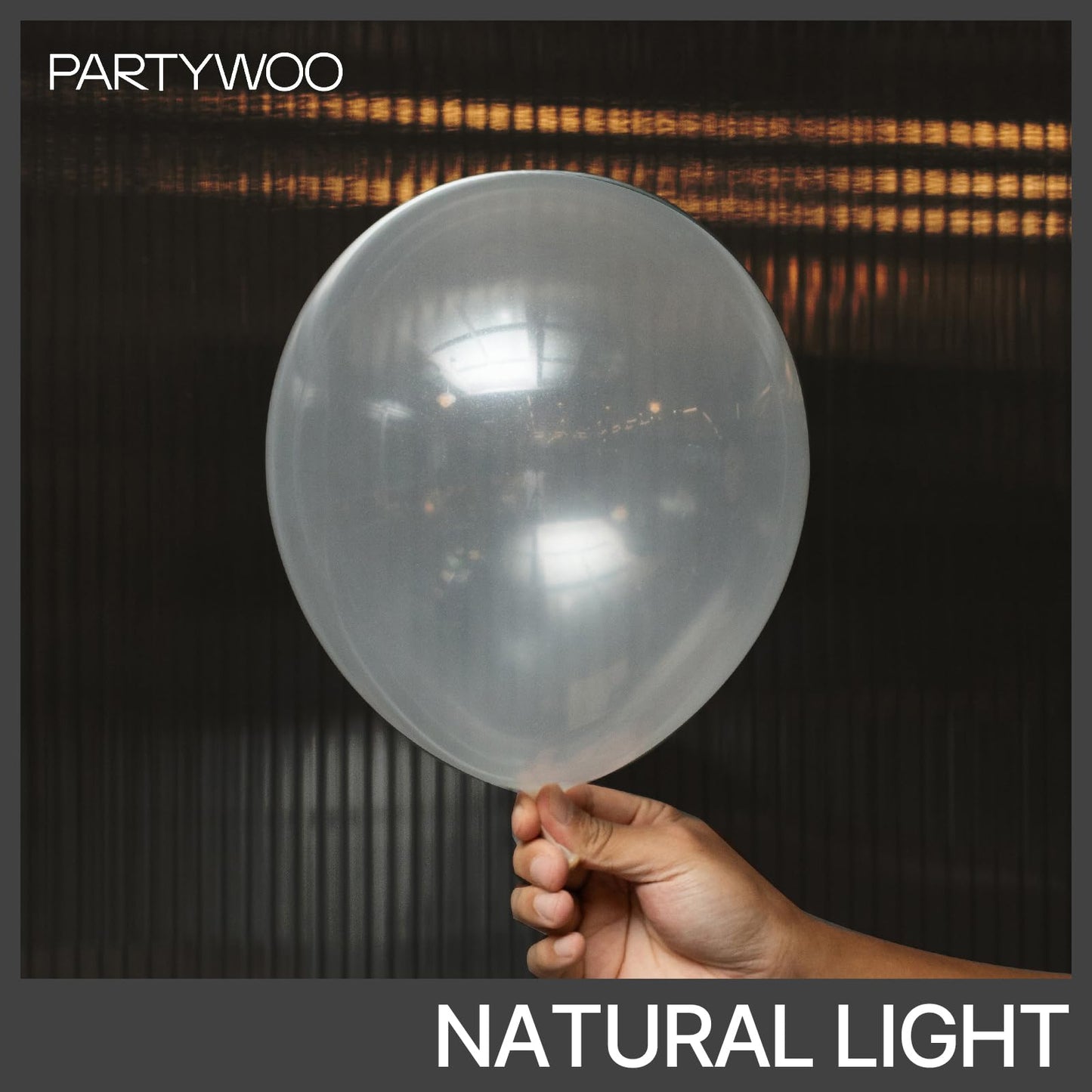 PartyWoo Clear Balloons Kit — 85pcs in 18/12/10/5 Inch for Graduation, Wedding & Baby Shower
