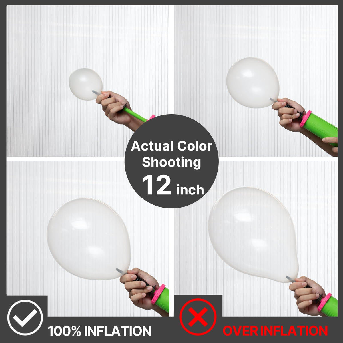 PartyWoo Clear Balloons Kit — 85pcs in 18/12/10/5 Inch for Graduation, Wedding & Baby Shower