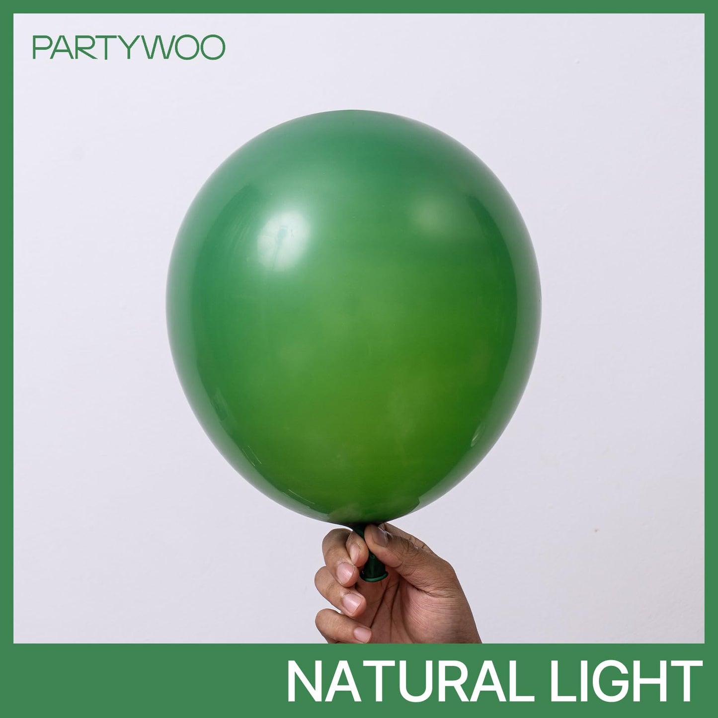 PartyWoo Dark Green Balloons Kit 127 Pcs for Arch Garlands 36in to 5in