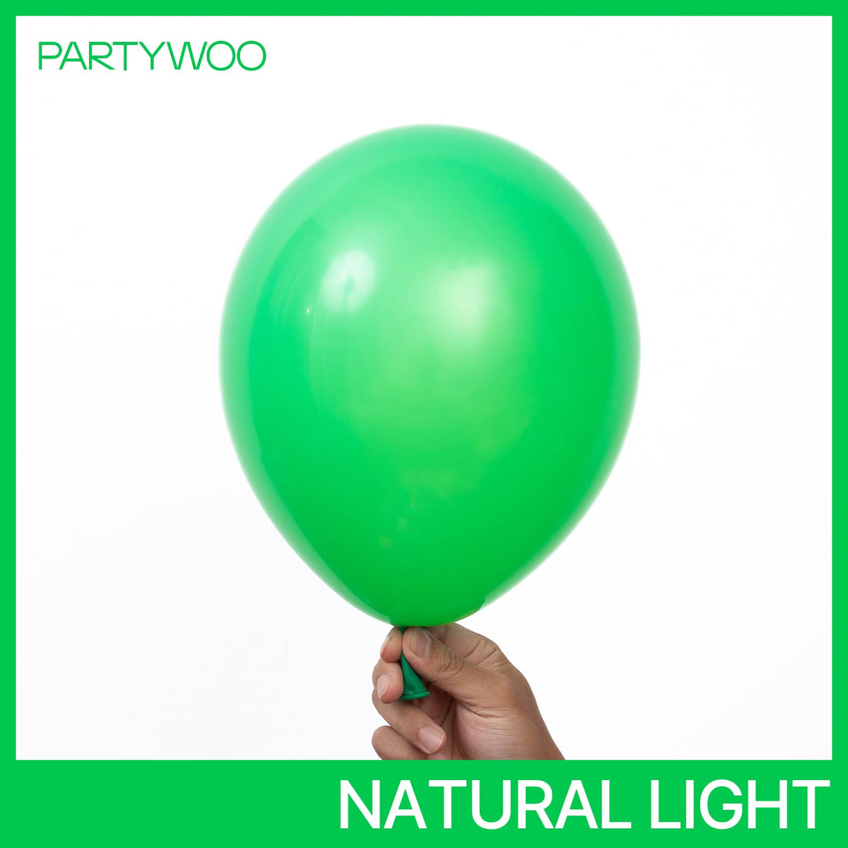 PartyWoo Green Balloons – 127 Pcs in 5 Sizes Balloon Arch Kit for Parties