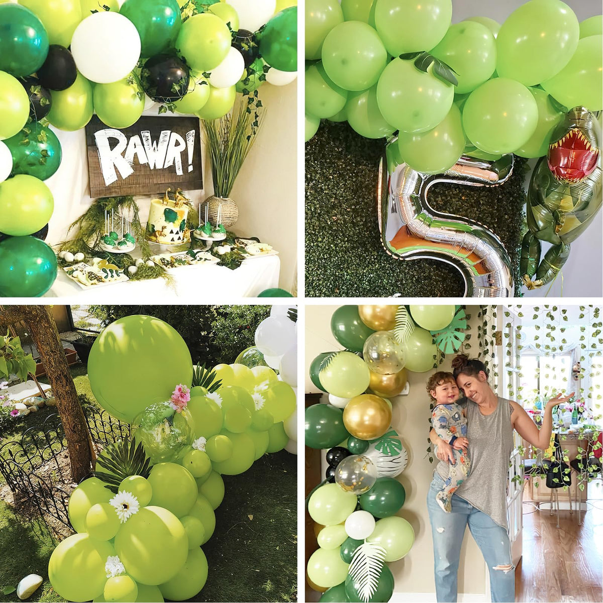 PartyWoo Lime Green Balloons Kit – 140pcs Latex Arch Kit for Wedding, Birthday & Theme Parties