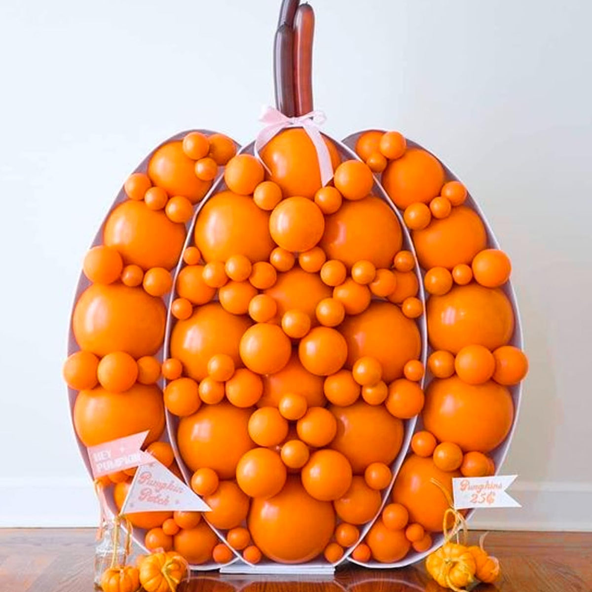PartyWoo Orange Balloons 140pcs | Matte 18/12/10/5 Inch Balloon Arch Kit