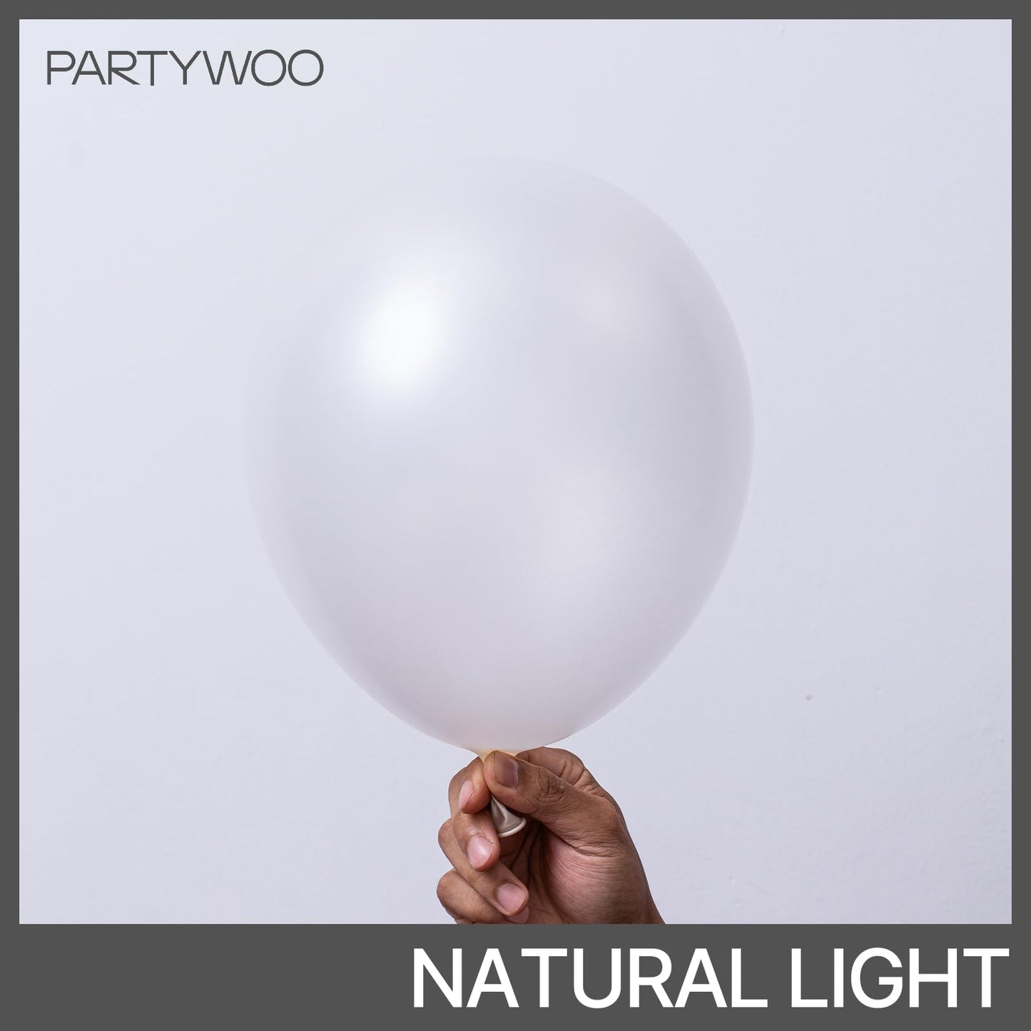 PartyWoo Pearl White Balloons 140pcs – 18/12/10/5 in Arch Kit Garland