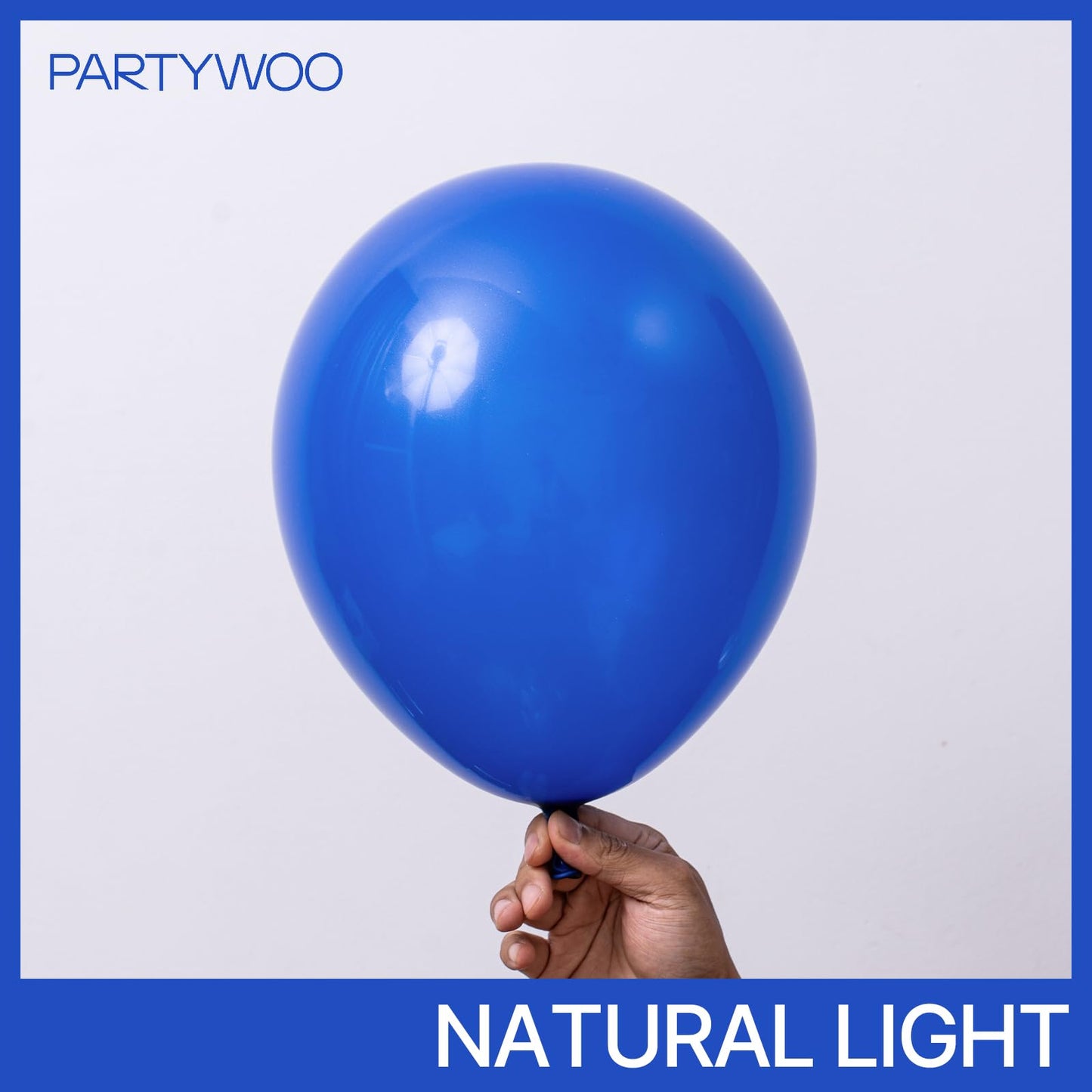 PartyWoo Royal Blue Balloons 120pc – 18/12/10/5in Arch Kit for Baby Shower, Graduation & Birthday
