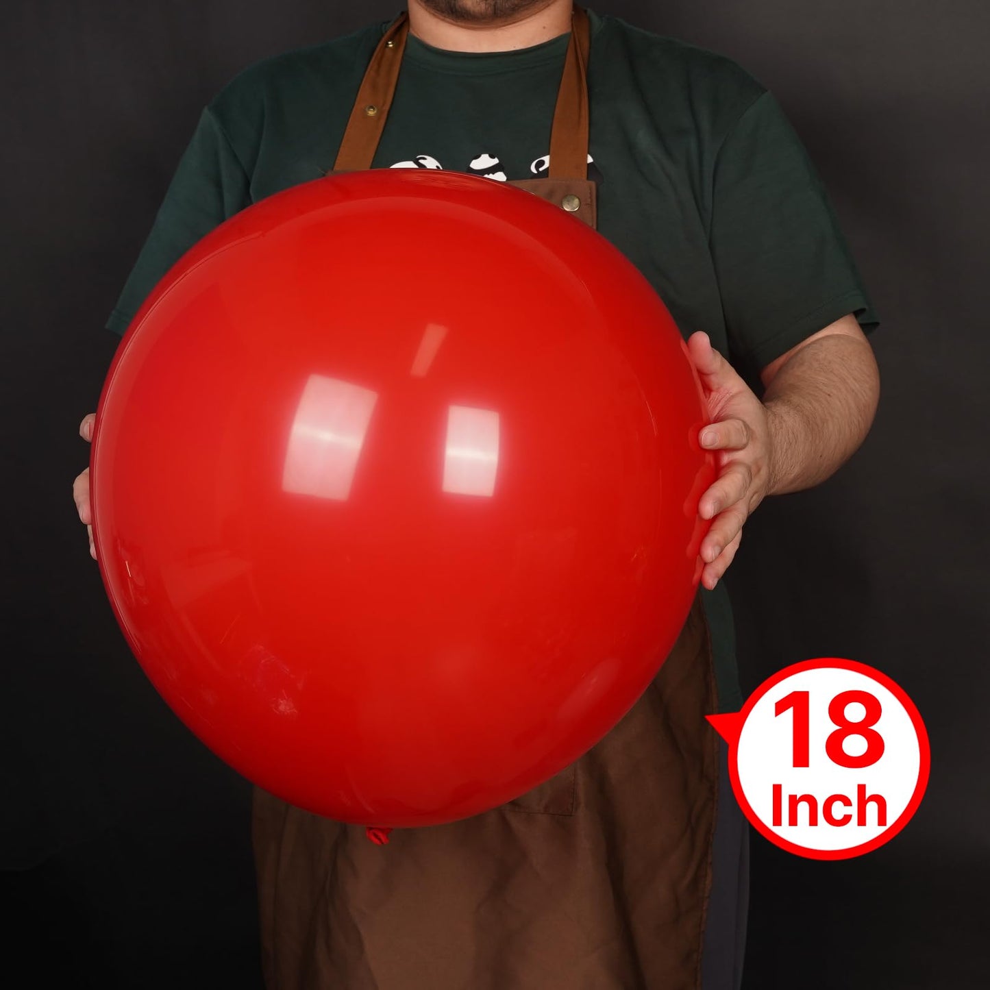 PartyWoo Red Balloons 20-Pack – 18 Inch Latex Balloons for Parties