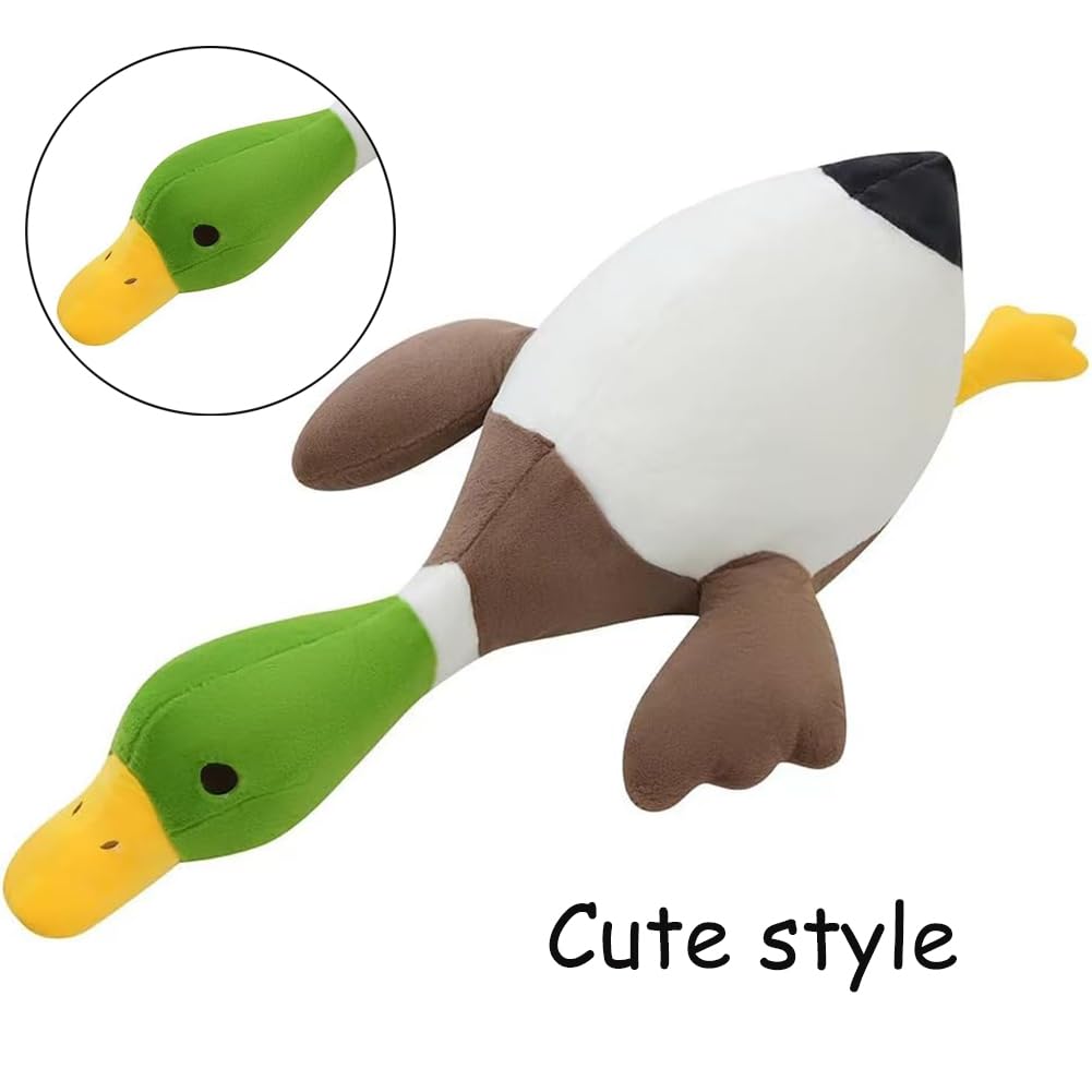 Pasrdqoyp Mallard Duck Plush – Giant 39.3in Hugging Pillow & Plush Toy
